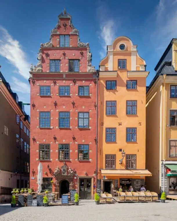 Stortorget 20-18, built in the 16th century